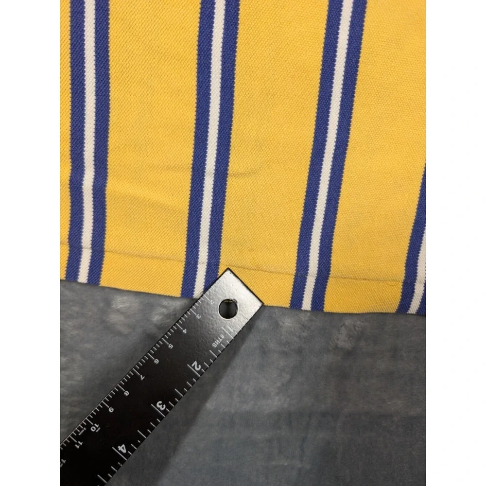 Vtg Polo Ralph Lauren Mesh Pique Polo Shirt Sz XL Stripes Prep Classic